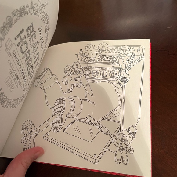 The Beauty of Horror Christmas Adult Coloring Book - Picture 10 of 10